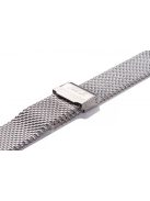 Edelwolle MESH/Milanese óraszíj, ezüst, 22 mm