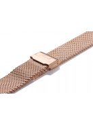 Edelwolle MESH/Milanese óraszíj, rosegold, 18 mm