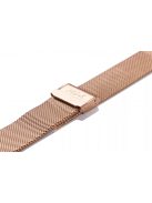 Edelwolle MESH/Milanese óraszíj, rosegold, 22 mm