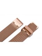 Edelwolle MESH/Milanese óraszíj, rosegold, 22 mm